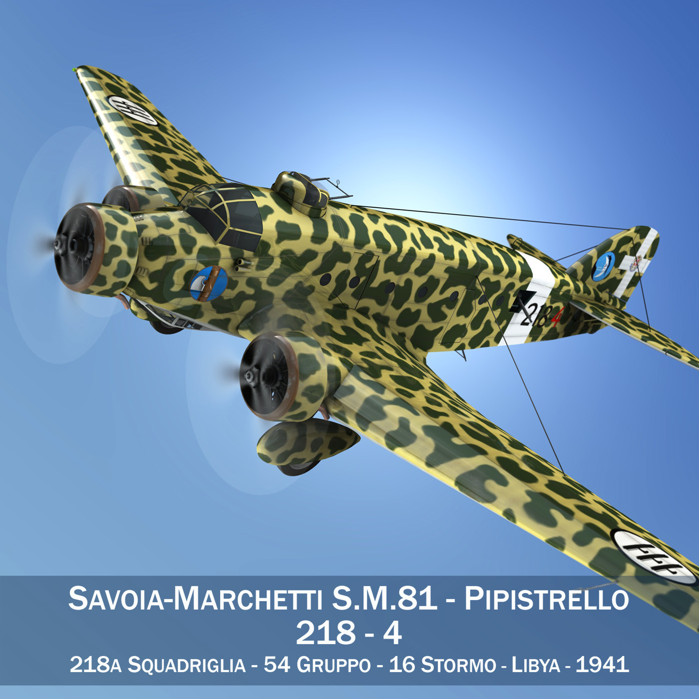 Savoia-Marchetti SM81 Pipistrello Modelo 3D - TurboSquid 750523