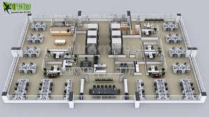Executive floor plan designer of the Sets for The Office in Egypt