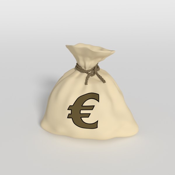 money bag 3d obj