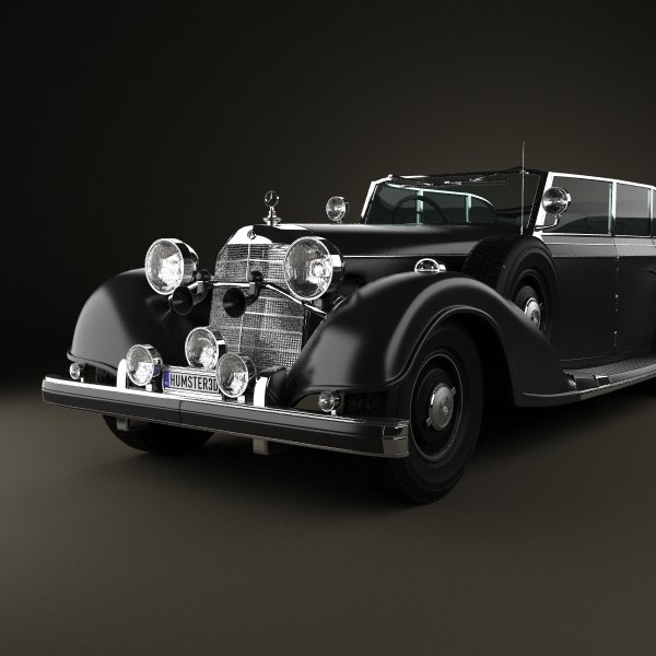 3d model mercedes 770 1936