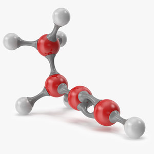3D butyne molecular