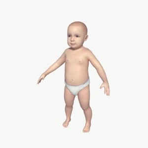 3d Baby Models Turbosquid