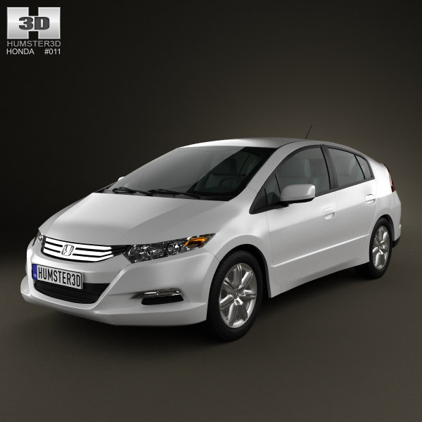 3d model of honda insight hybrid 2010