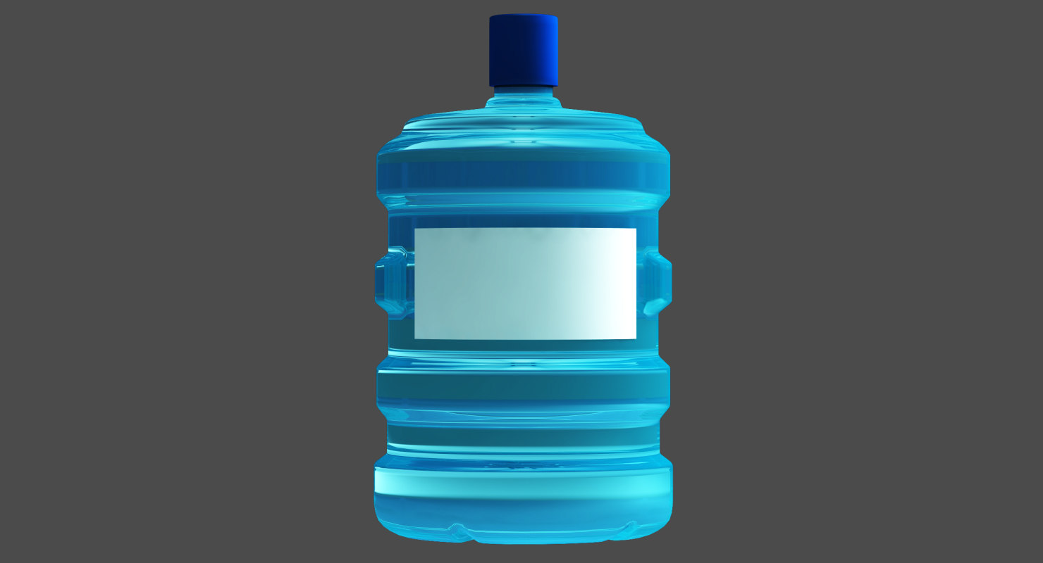 Water bottle modeled 3D model - TurboSquid 1228217