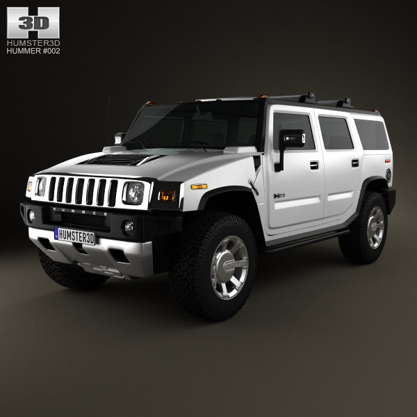 Hummer h2 3d model