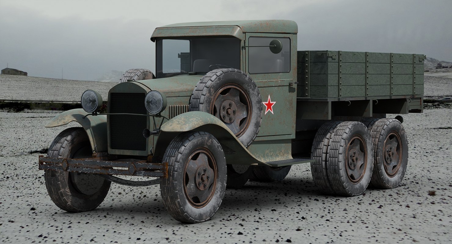 3ds max gaz  aaa truck 