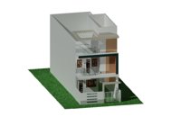 20 x 60 house elevation