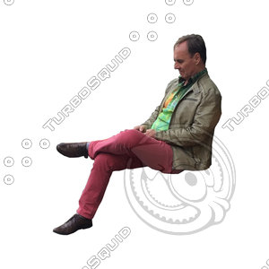 Man sitting