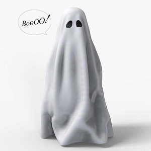 3d funny ghost