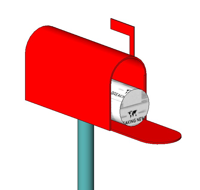 Building Other red mailbox revit