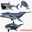 3D model set animals
