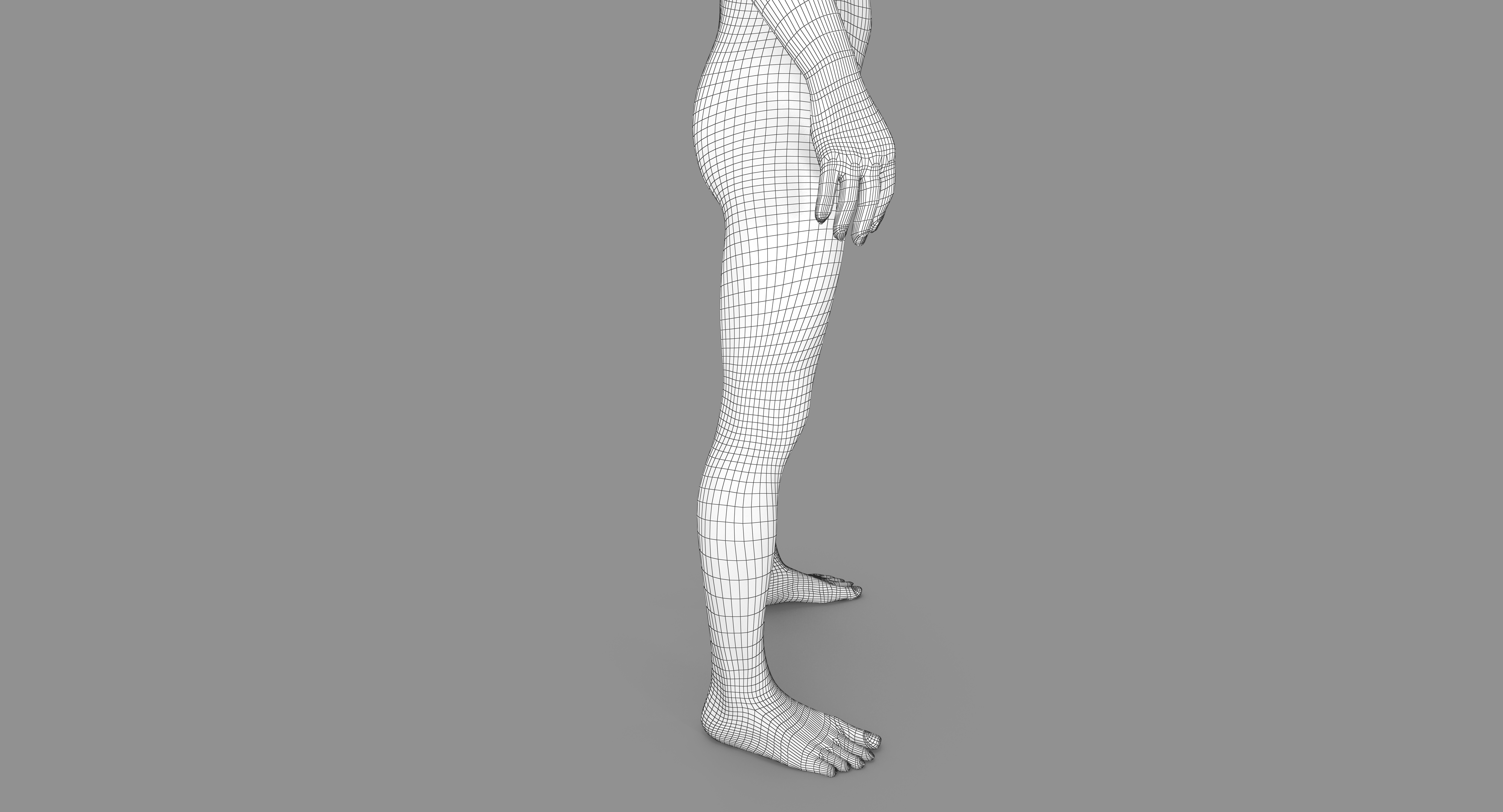 human rigging ready 3d model