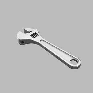 3D adjustable spanner wrench