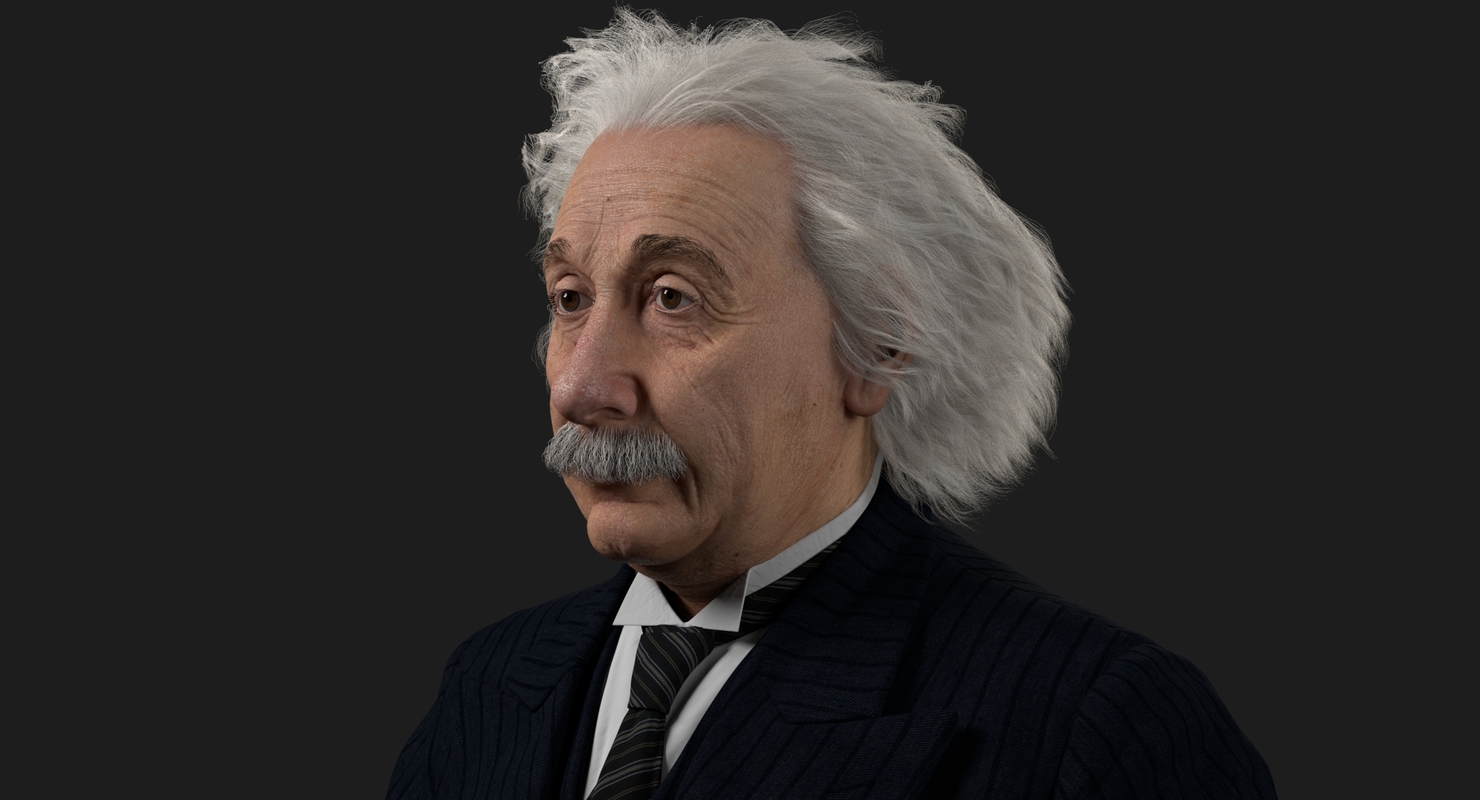 Albert Einstein 3d Model Turbosquid 1207638 1932