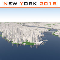 3d model new york cityscape
