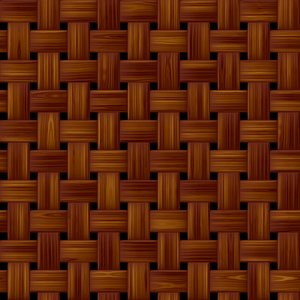 Knitted basket texture, brown color with black gap