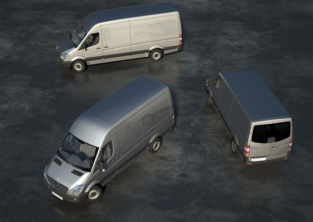 Mercedes Sprinter 3d model