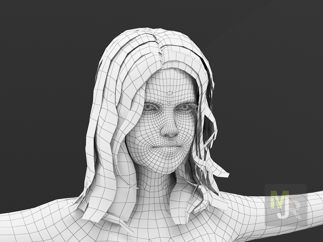 3d Model Naked Girl1 Animations Pack Turbosquid 1241782