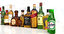 liquor bottles 3D