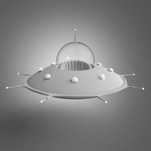 flying saucer 3D model