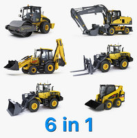 Collection heavy vehicle v2 construction equipment industrial transport engineering machine power big x-machine