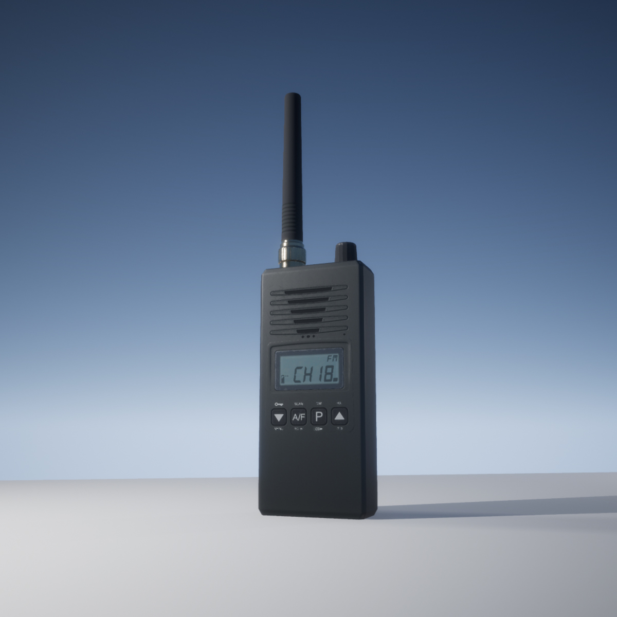 3D walkie talkie model TurboSquid 1221159