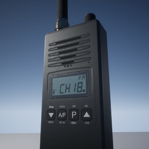 3D walkie talkie model