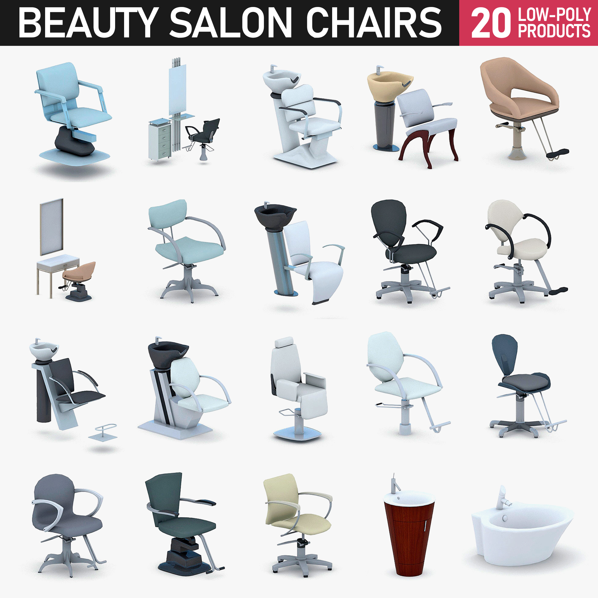 Hairdresser Salon 20 3d Model Turbosquid 1219401