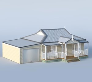 small farmhouse simple model