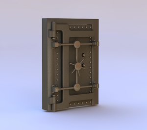 3D model vault door