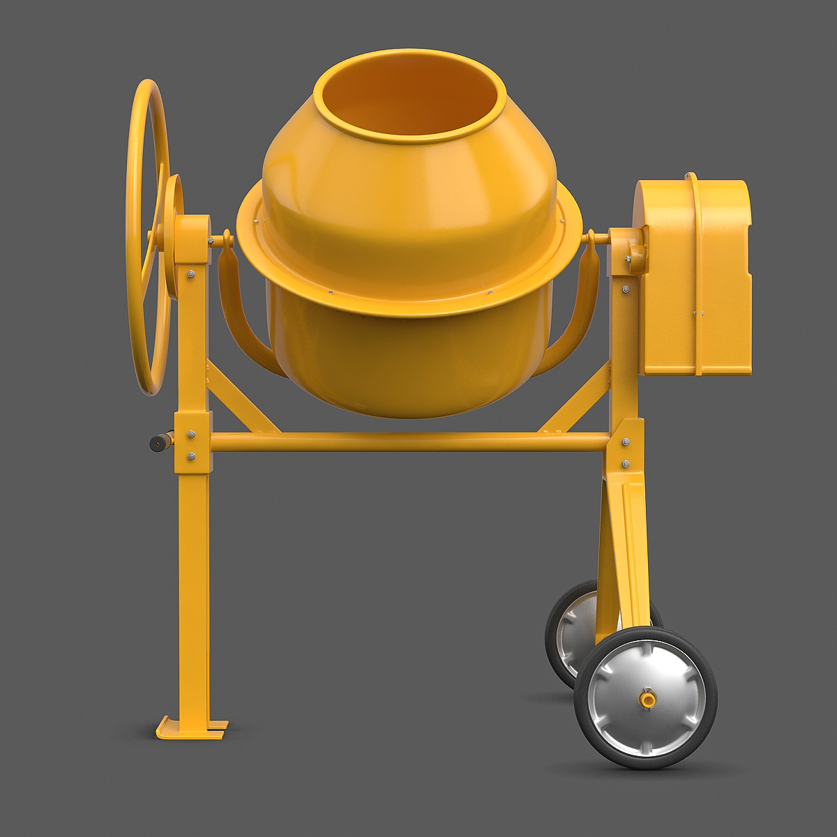 concrete mixer 3d model