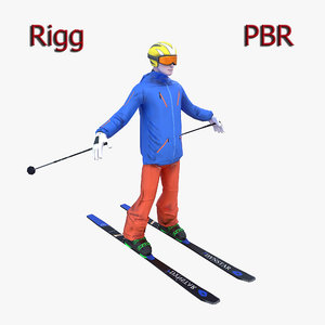 3D skier