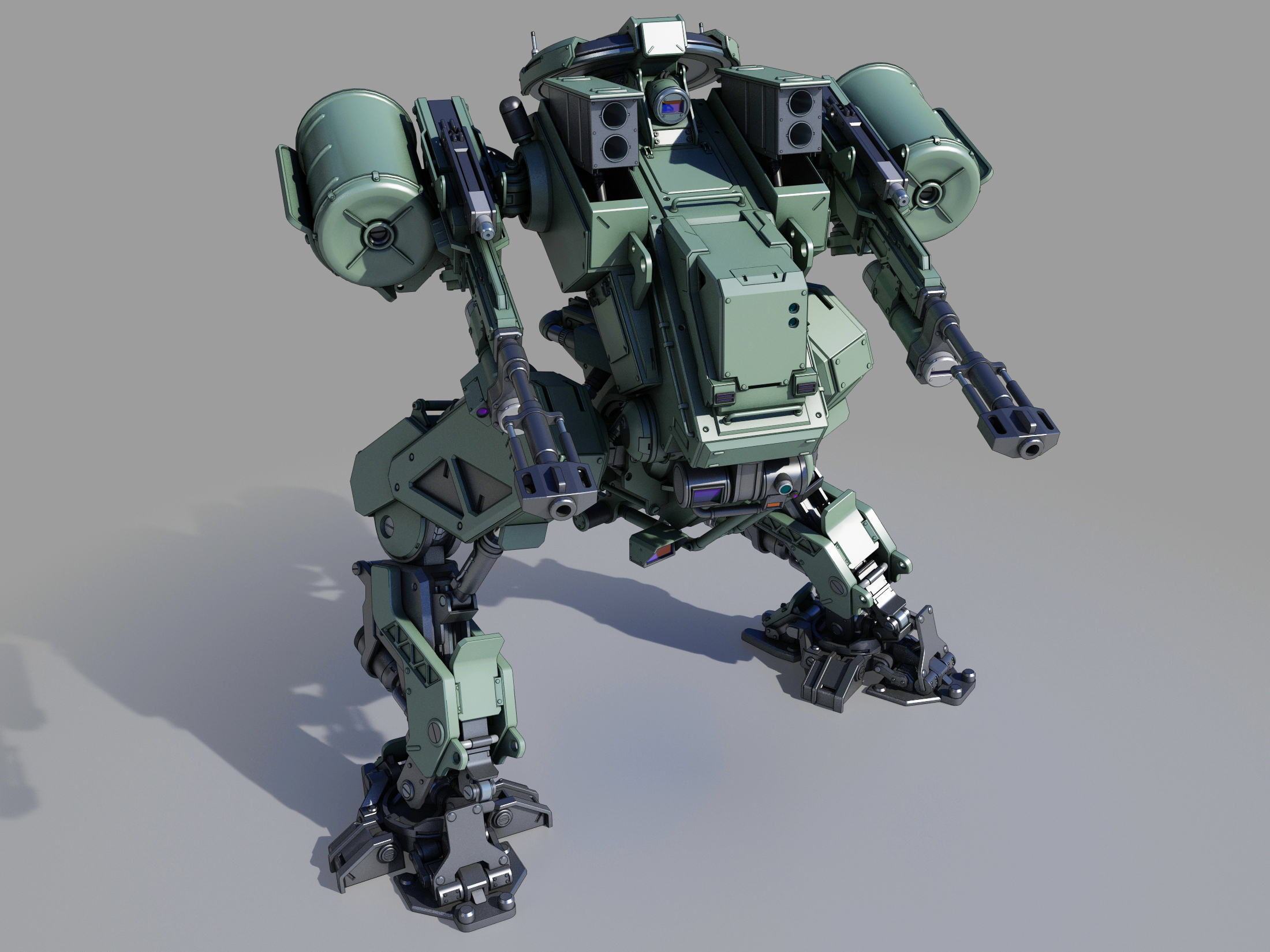 3D FBX Mech Robot mecha