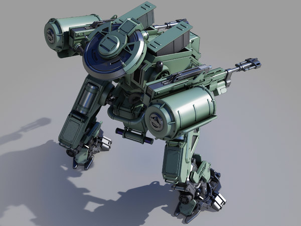 3D FBX Mech Robot mecha