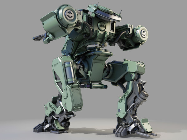 3D FBX Mech Robot mecha