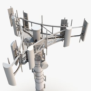 3d model cell phone tower