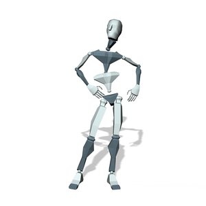 People stand hand hips and reject