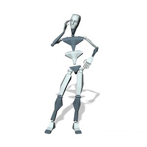 Stand talking to side