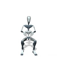 Male idle and sit working on seat