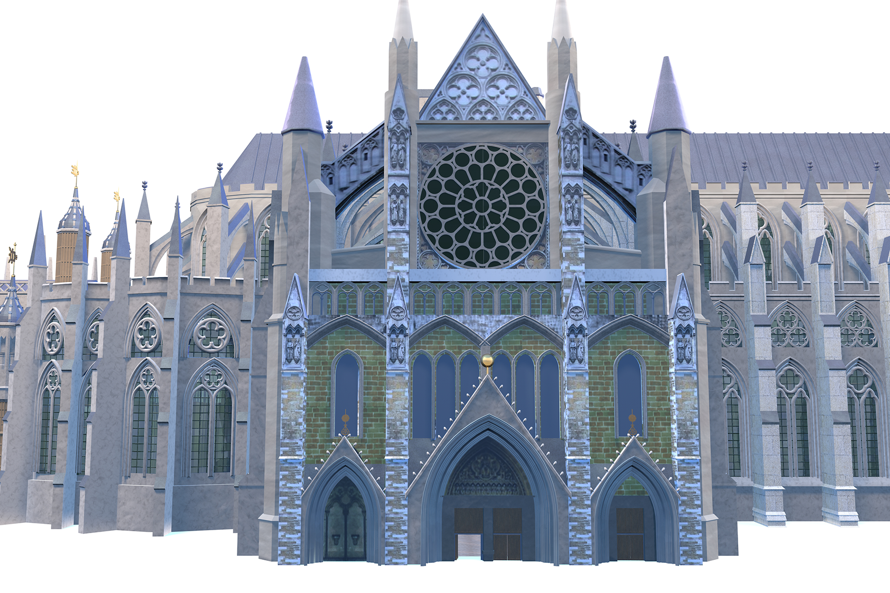 3d Model Of Westminster Abbey Church