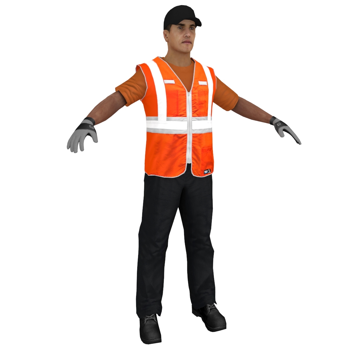 Pack worker model - TurboSquid 1305190