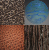 Organic tileable PBR materials