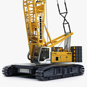 hydraulic lift crane liebherr 3d max