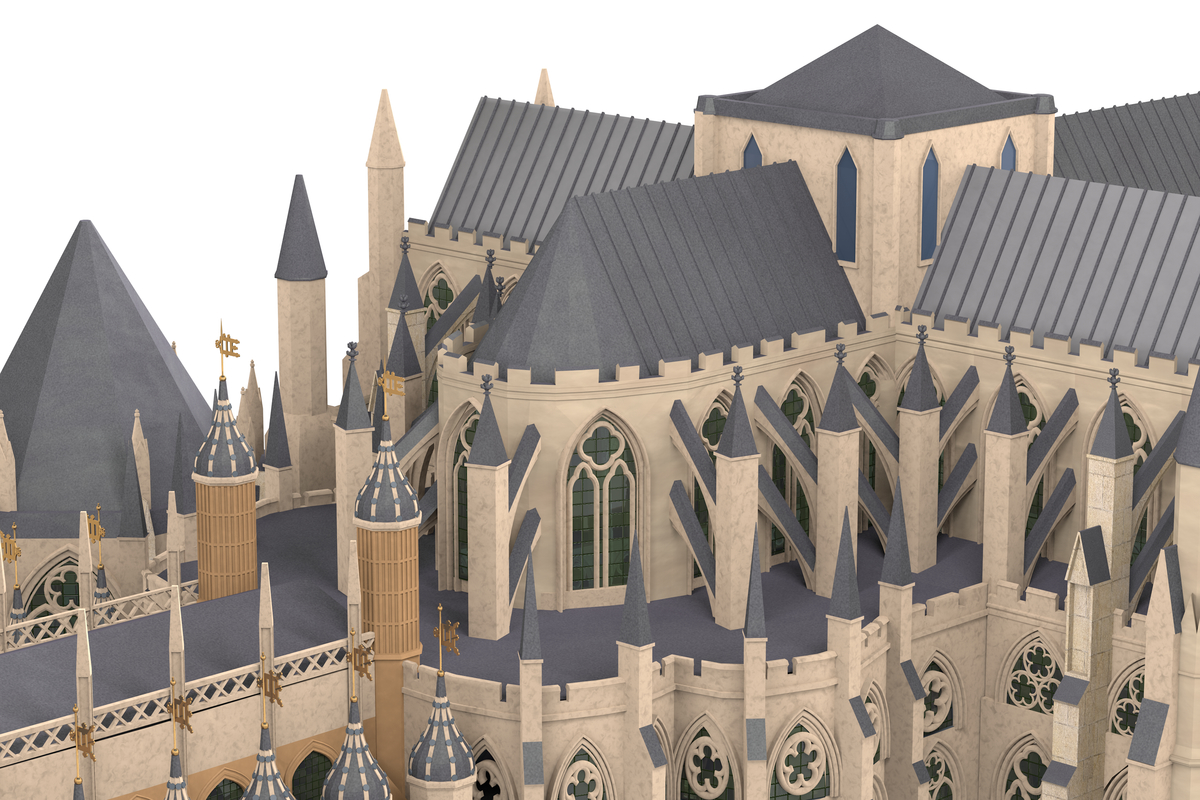 3d Model Of Westminster Abbey Church