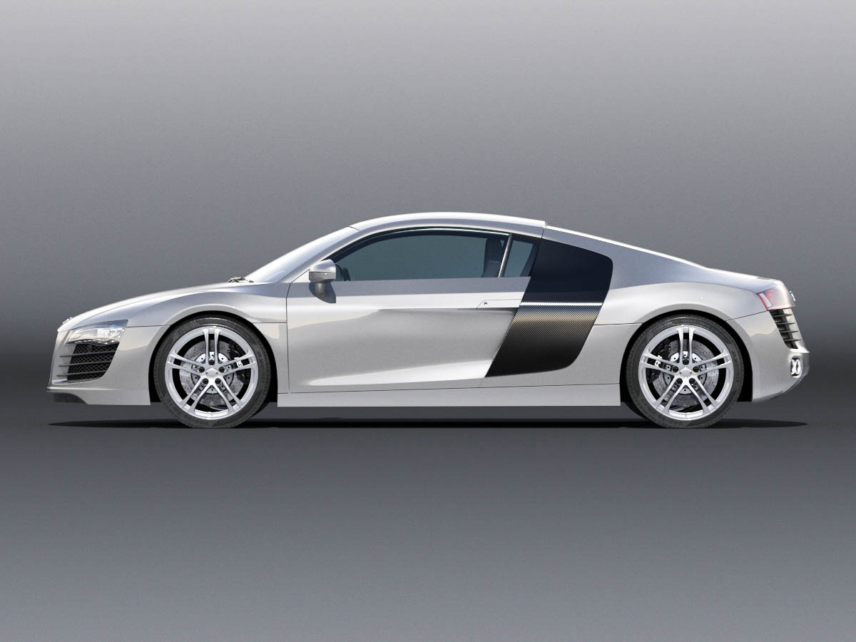 3d audi r8 model