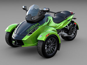 3d 2012 can-am spyder rs-s