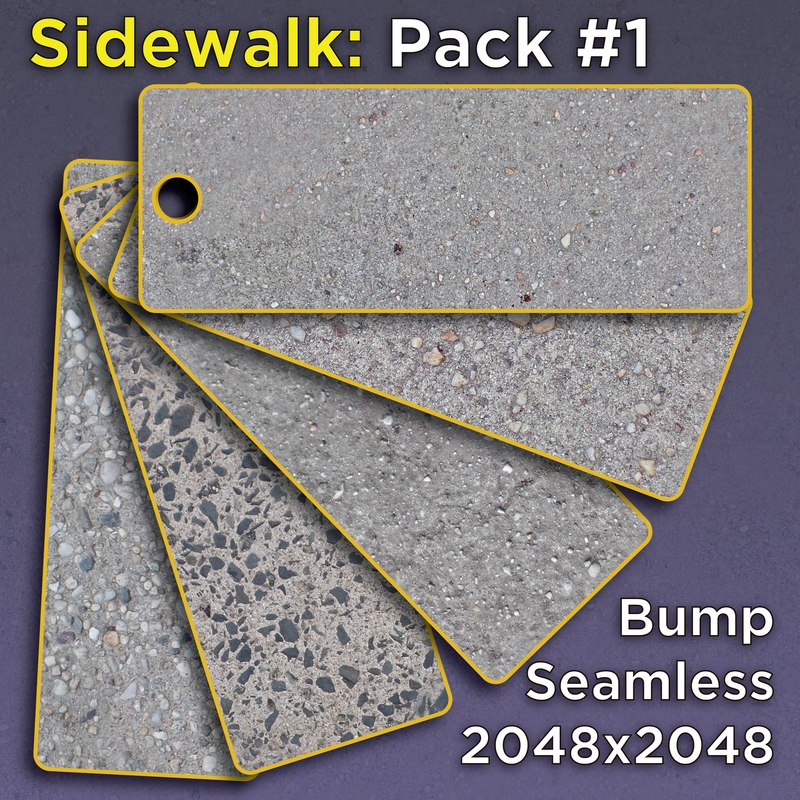 Texture PNG Sidewalk Cement Concrete