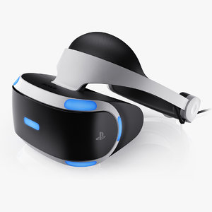 3d sony playstation vr headset