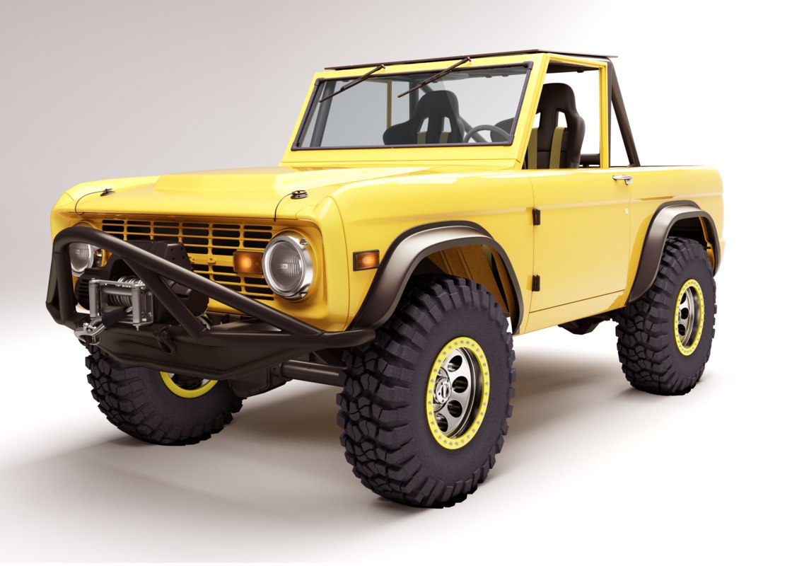 3d Generation Bronco Turbosquid 1256601