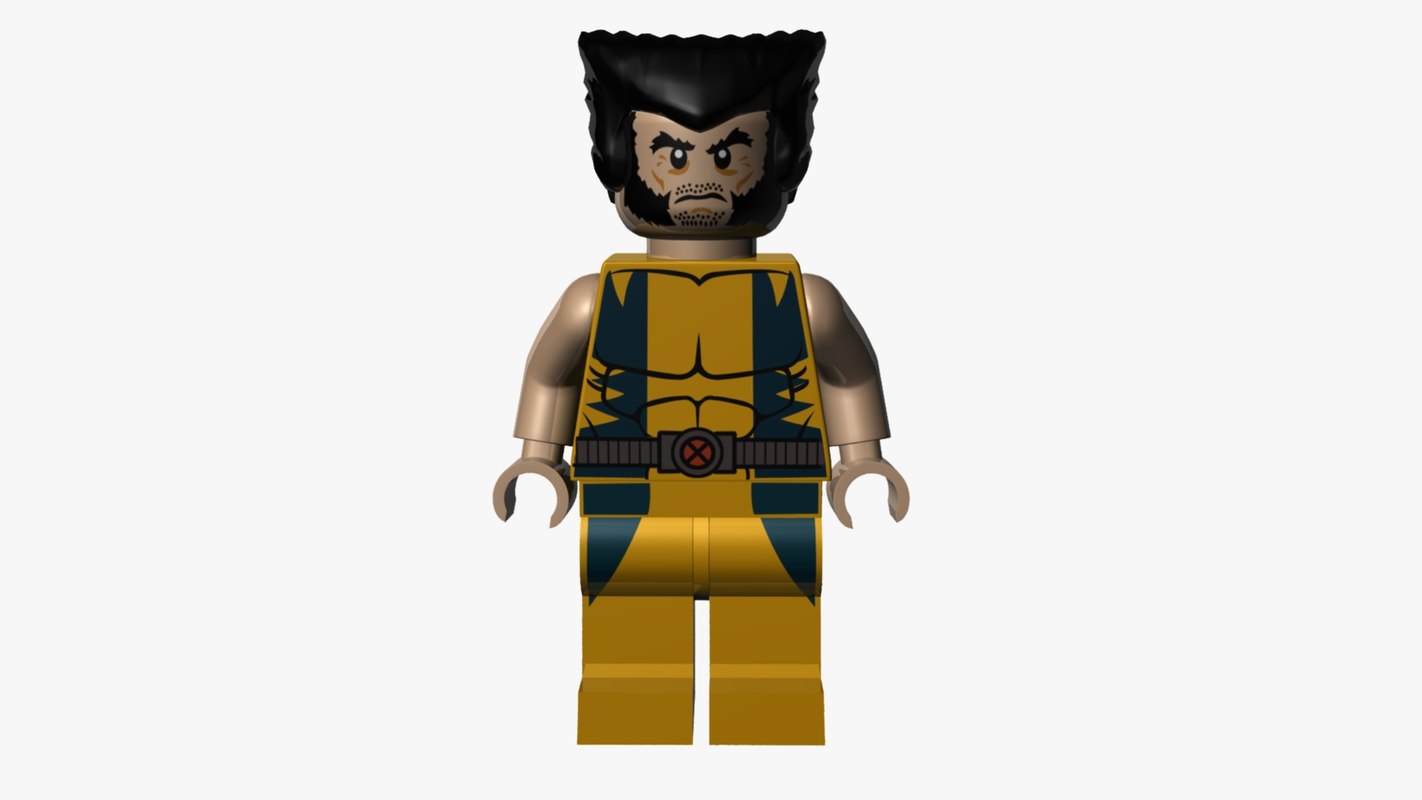 lego wolverine magnet